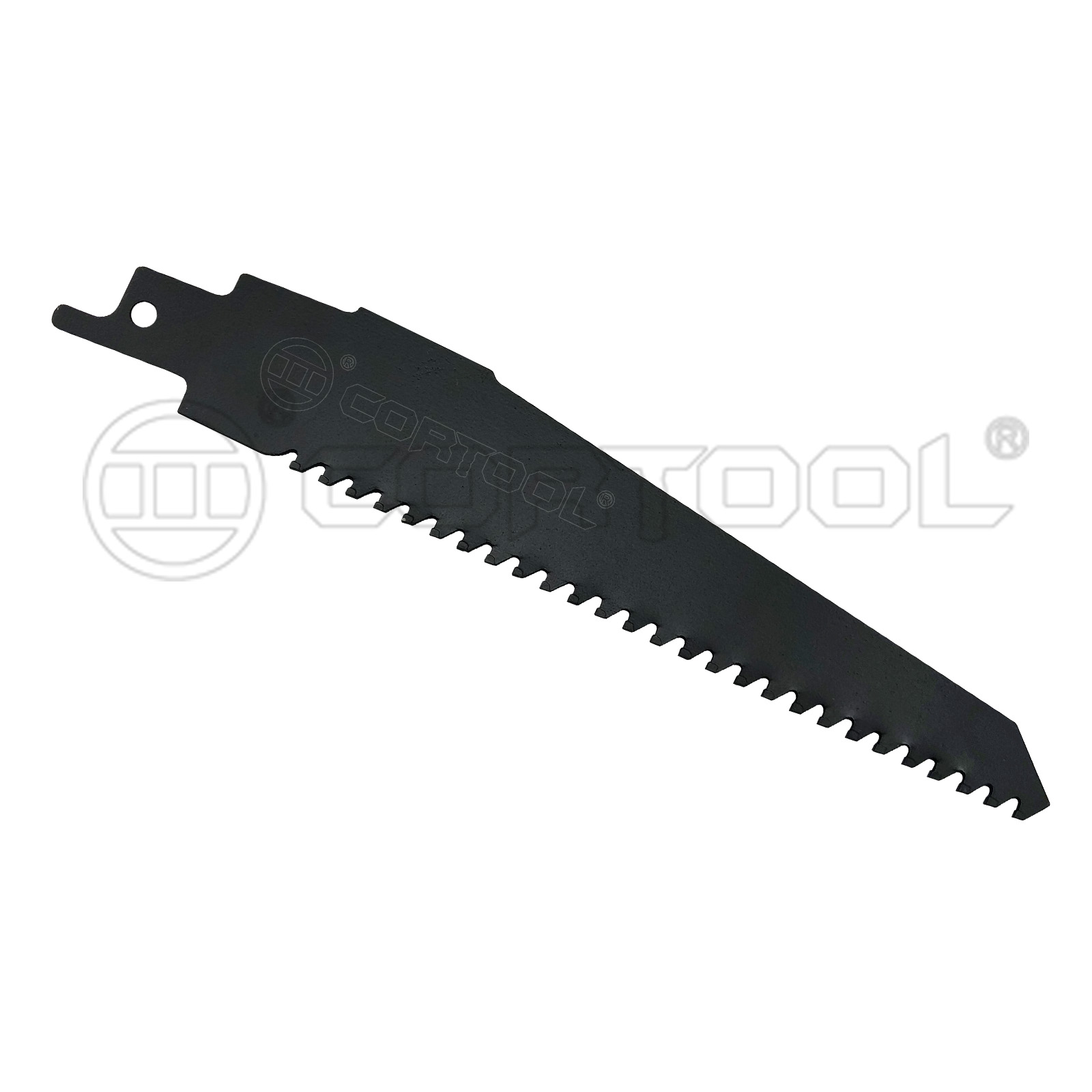 Reciprocating saw blade with carbide teeth