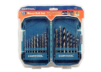 16pcs comb. drill