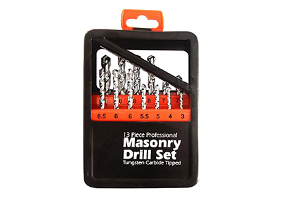 13pcs masonry drill