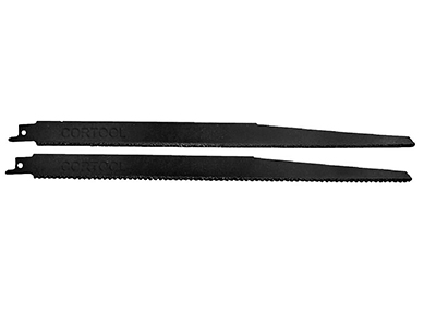 Carbide grit reciprocating saw blade