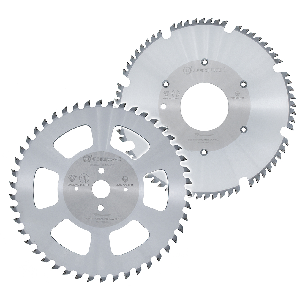 PCD TIPPED LAMINATE SAW BLADE ( LEFT & RIGHT)