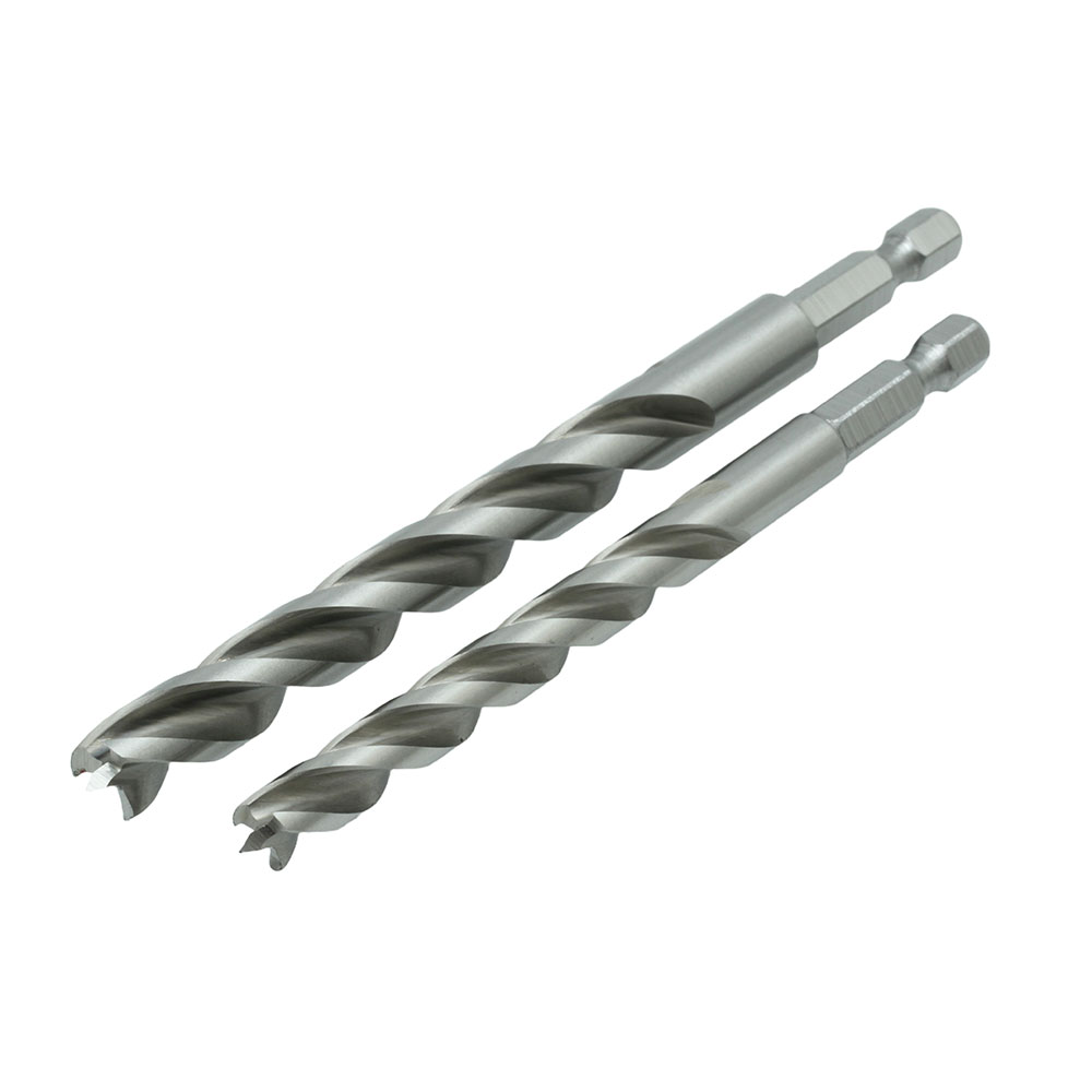 HSS 3-flute wood brad point drill bit