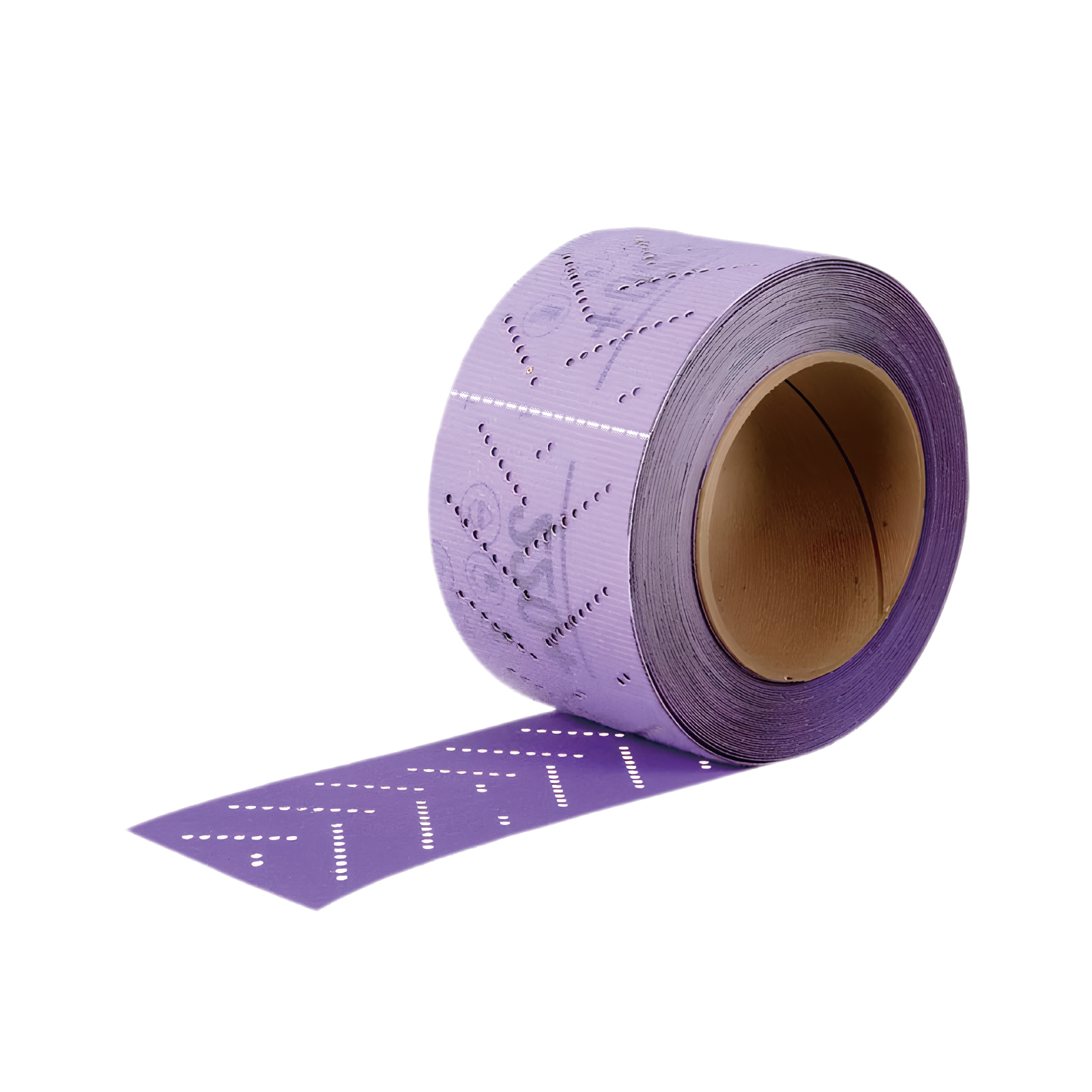 Perforated sponge sanding rolls